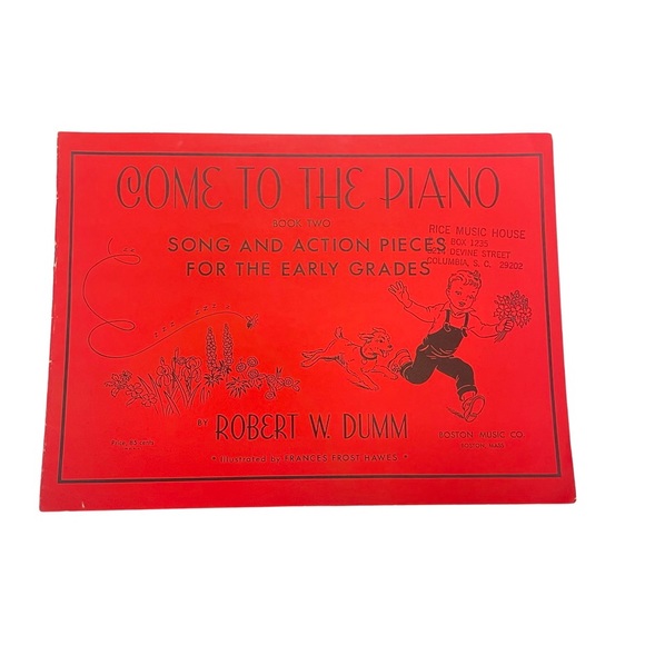 Vintage - COME TO THE PIANO - Song and Action Pieces For the Early Grades - Picture 1 of 3